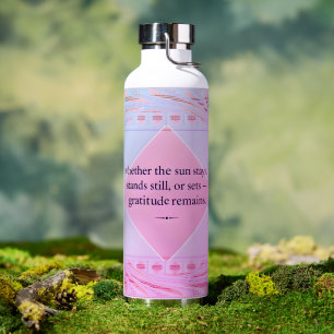 Gratitude Remains™: A Daily Ritual of Love Day Water Bottle