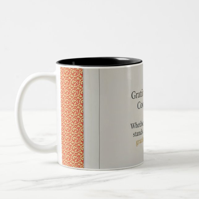  Gratitude Remains: Every Rhythm of Life Reflectiv Two-Tone Coffee Mug (Left)