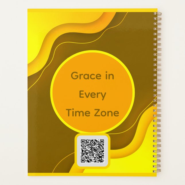 Gratitude Remains: Grace in Every Time Zone | Dail Planner (Back)