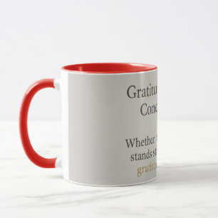 Gratitude Remains: Inspirational Affirmation Zen Mug
