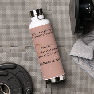 Gratitude Remains™ Love & Intention Vacuum Insul Water Bottle