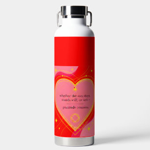 Gratitude Remains™ Love & Presence Love That Trave Water Bottle