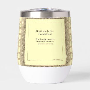 Gratitude Remains™: Love That Travels Thermal Dr