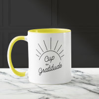 Gratitude Sunshine Modern Custom Message