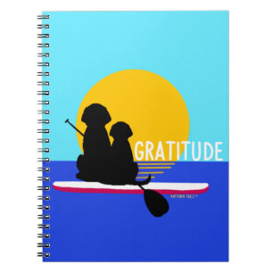 Gratitude SUP Dogs Sunrise Journal 