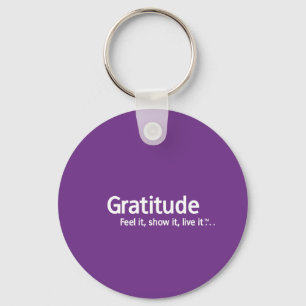 Gratitude - Thought Shapers™ Key Ring