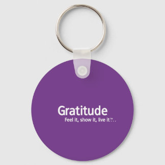 Gratitude - Thought Shapers™ Key Ring