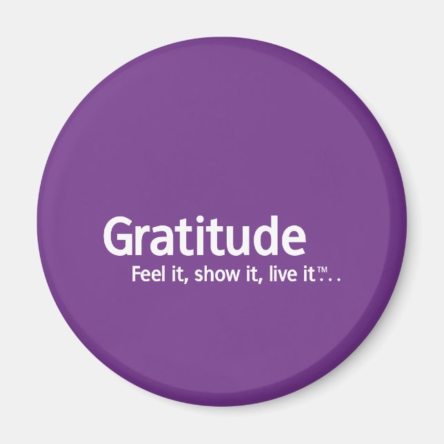 Gratitude - Thought Shapers™ Magnet (Front)