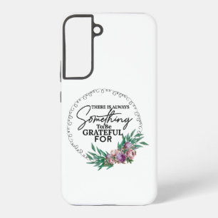 Gratitude Vibes White Samsung Galaxy Case