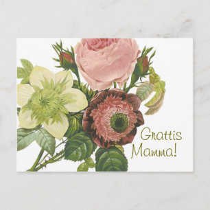 Grattis Mamma CC0130 Postcard