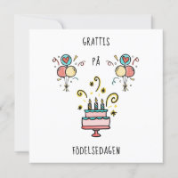 Grattis på födelsedagen | Happy Birthday