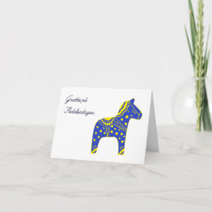 Grattis på födelsedagen Swedish birthday  Card