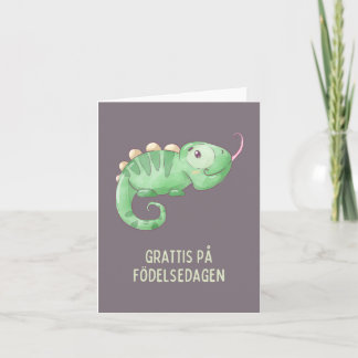 Grattis på födelsedagen, Swedish birthday Card