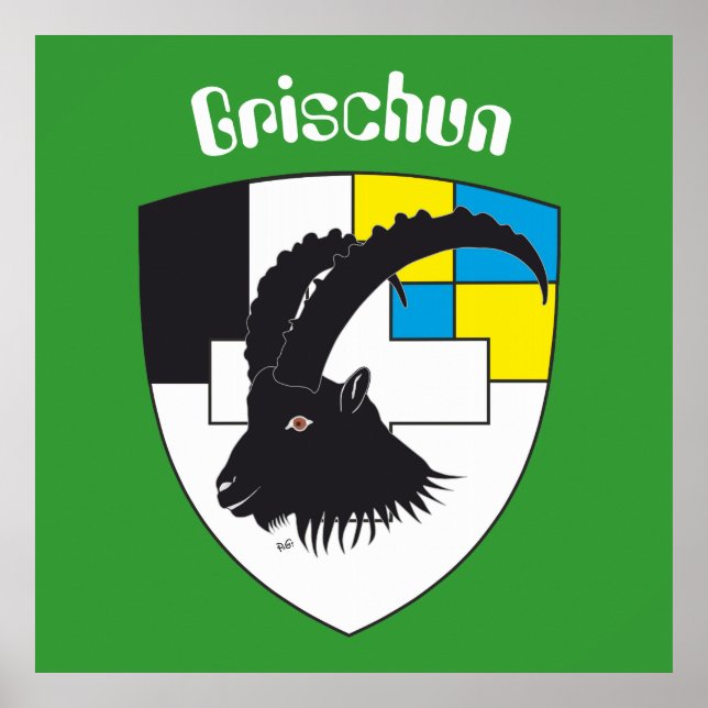 Graubünden Grigioni Grischun Poster (Front)