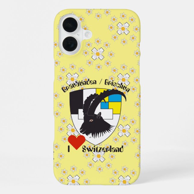 Graubunden Grischun Grigioni iPhone Cases (Back)