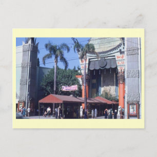 Graumans Chinese Theatre, Hollywood Vintage Postcard