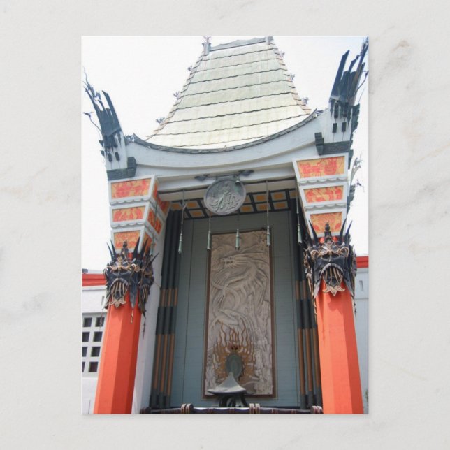 grauman's chinese theatre postcard (Front)