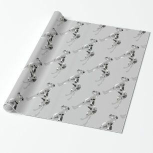 Grautiger Merle Great Dane Wrapping Paper