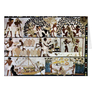 Grave Chamber Of Some Unknown (Tt261) Scenes