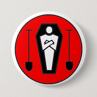 Grave Digger 7.5 Cm Round Badge