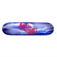 Grave Digger Custom Skateboard