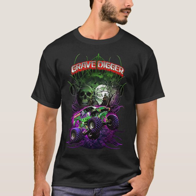 grave digger monster jam monster truck  Classic T- T-Shirt (Front)
