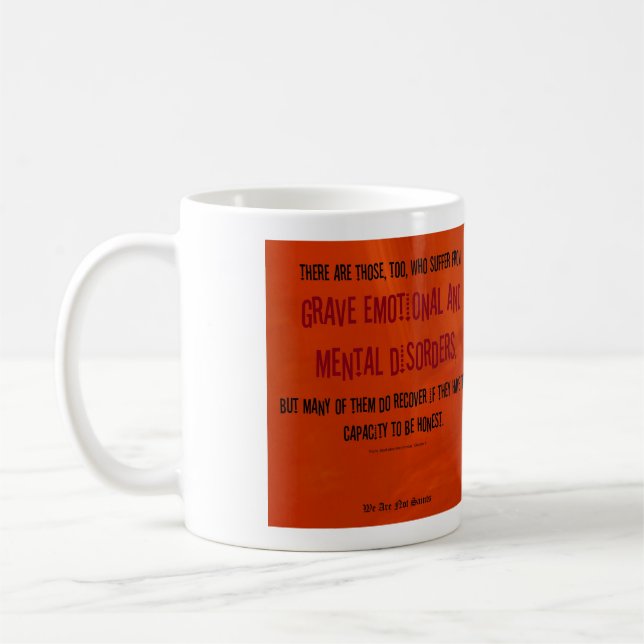 Grave Emotional and Mental Disorders Coffee Mug (Left)