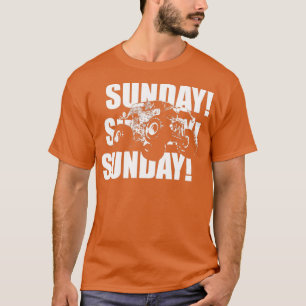 Grave Monster Truck Digger Sunday Sunday Sunday T-Shirt