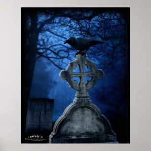 Grave Raven 16x20 Poster