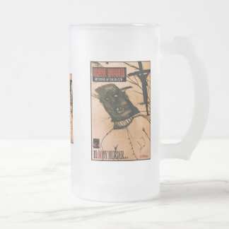 grave robber FLYER Frosted Glass Beer Mug