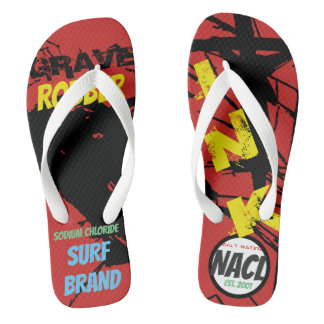 GRAVE ROBBER INK FLIP FLOPS