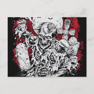 Grave Zombie Postcard