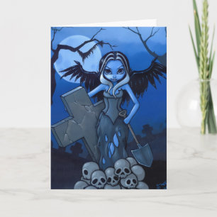 "Gravedigger" Greeting Card
