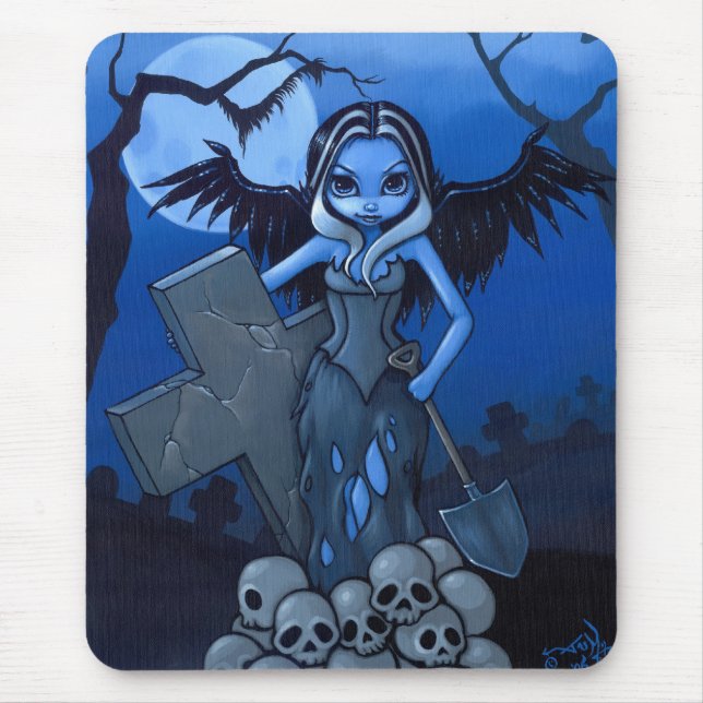 "Gravedigger" Mousepad (Front)