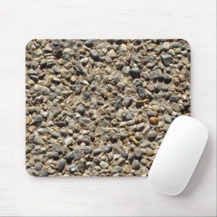Gravel and Sand Realistic Texture Rock Photography Mouse Mat
