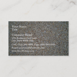 Gravel and sand road after rain business card