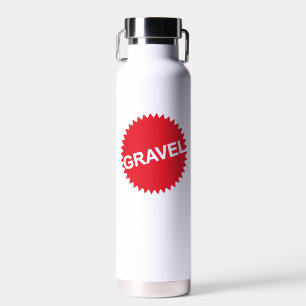 Gravel Cycling Red Logo Water Bottle