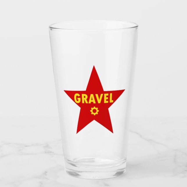 Gravel Cycling Star Glass (Front)