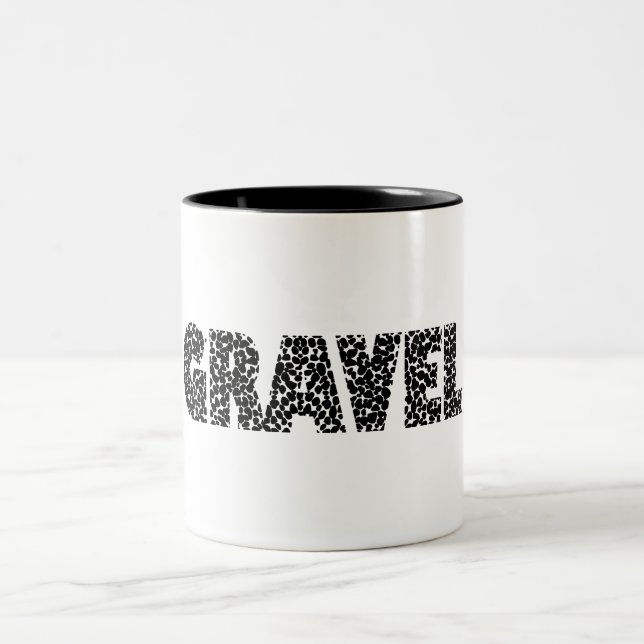 Gravel Cycling Two-Tone Coffee Mug (Center)