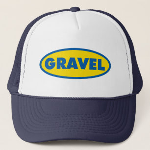 Gravel Cycling Yellow Logo Trucker Hat