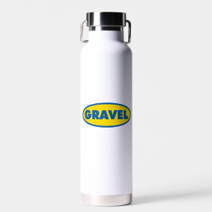 Gravel Cycling Yellow Logo Water Bottle