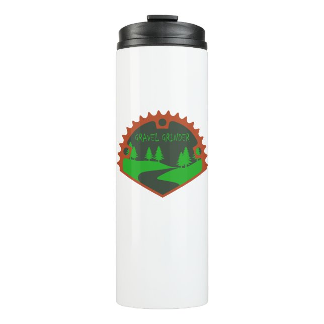 Gravel Grinder Thermal Tumbler (Front)