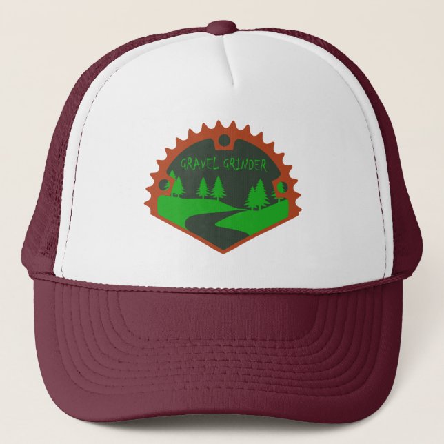 Gravel Grinder Trucker Hat (Front)