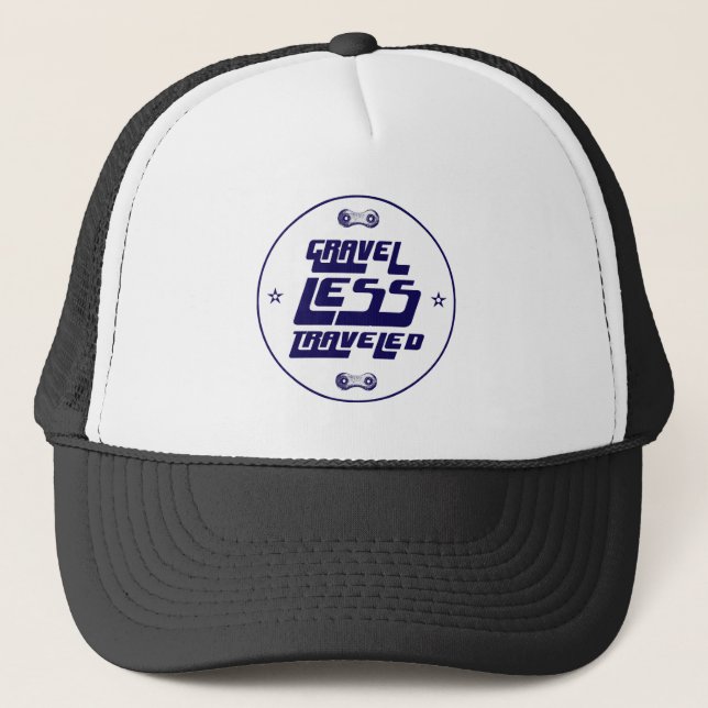 Gravel Less Travelled Trucker Hat (Front)