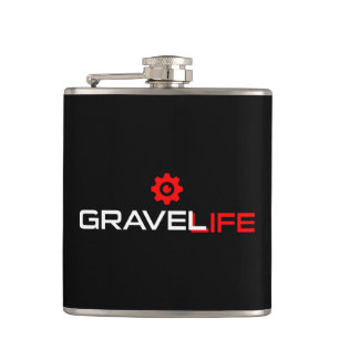 Gravel Life Cycling Hip Flask