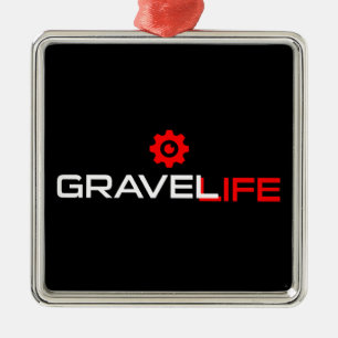 Gravel Life Cycling Metal Tree Decoration
