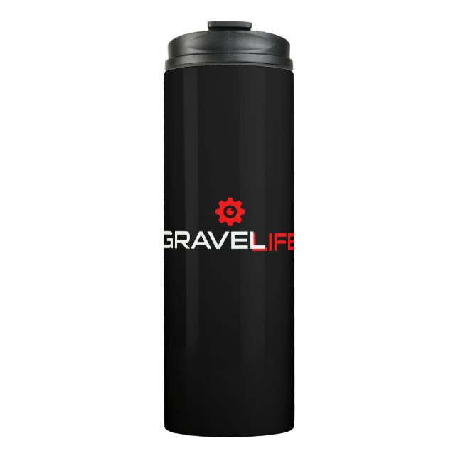 Gravel Life Cycling Thermal Tumbler (Front)