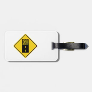 Gravel Road Sign Luggage Tag