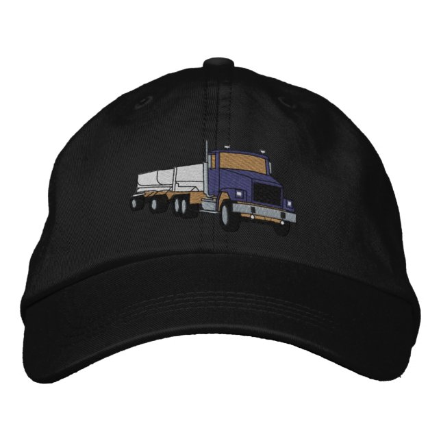 Gravel Truck Embroidered Hat (Front)