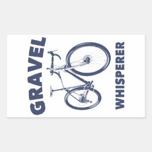 Gravel Whisperer Rectangular Sticker